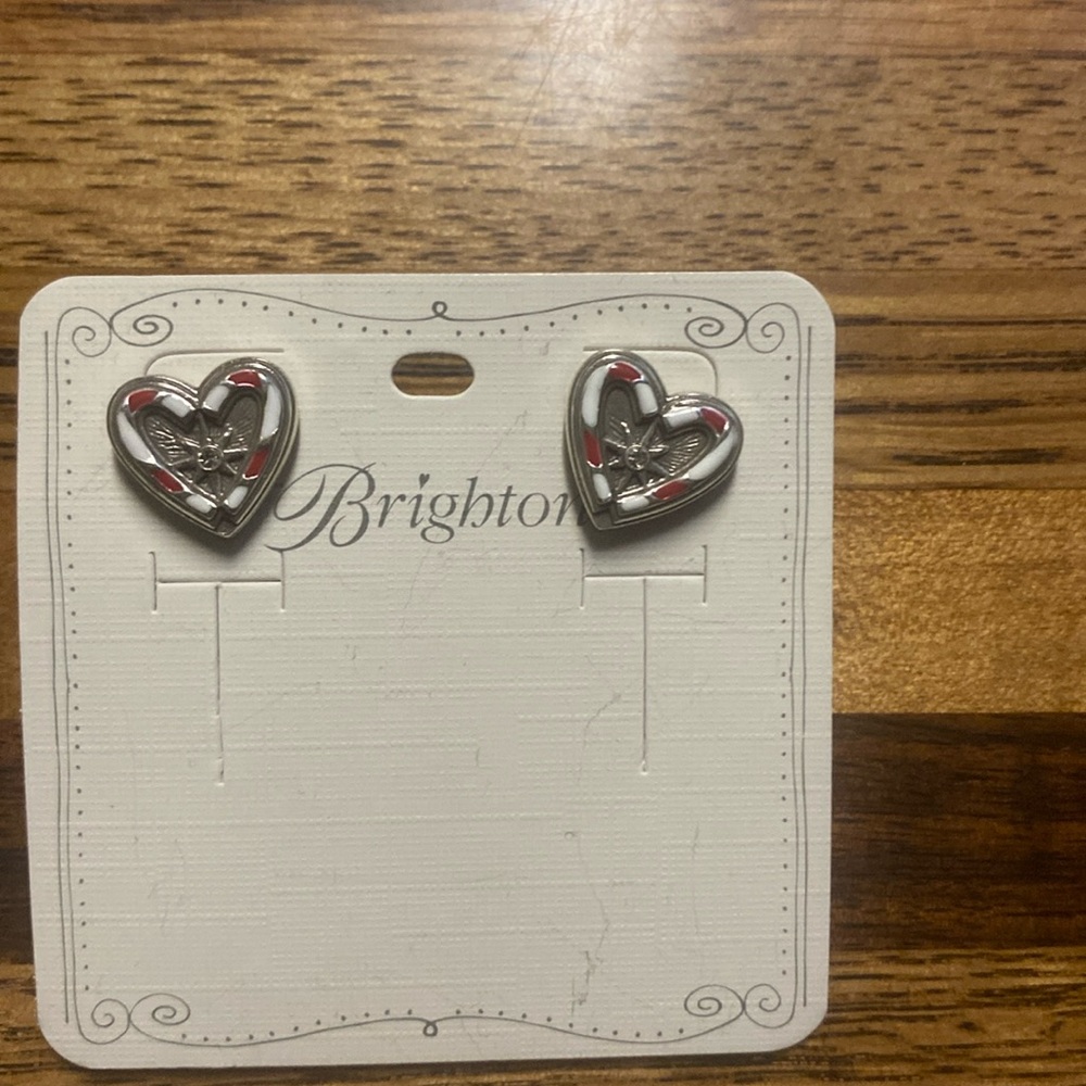 NWT Brighton Candy Cane Earrings